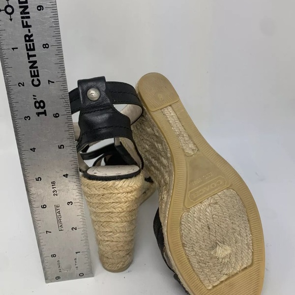 Coach Verronica Espadrille Platform Wedges sz 8m - Picture 2 of 5